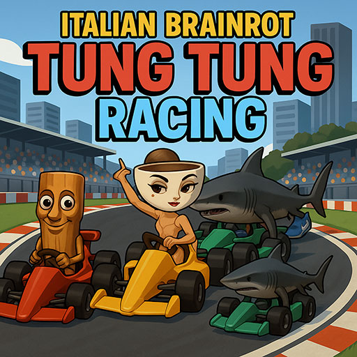 how to play Italian Brainrot Tung Tung Racing